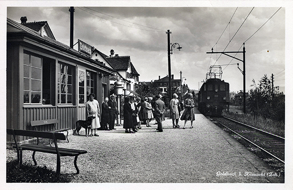 Bahnhof Goldbach um 1930